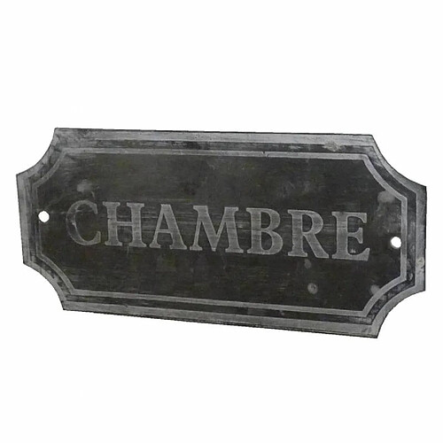 L'Héritier Du Temps Plaque Décorative Murale Ecriteau "Chambre"