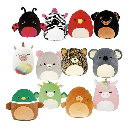 Peluche Squishmallow ours - Multicolore