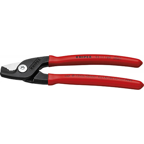 Knipex Cisaille à câble pour métal - Rouge