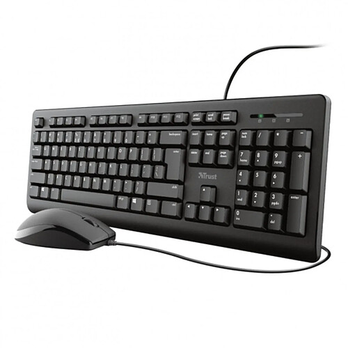 Trust Pack clavier souris filaires - Noir
