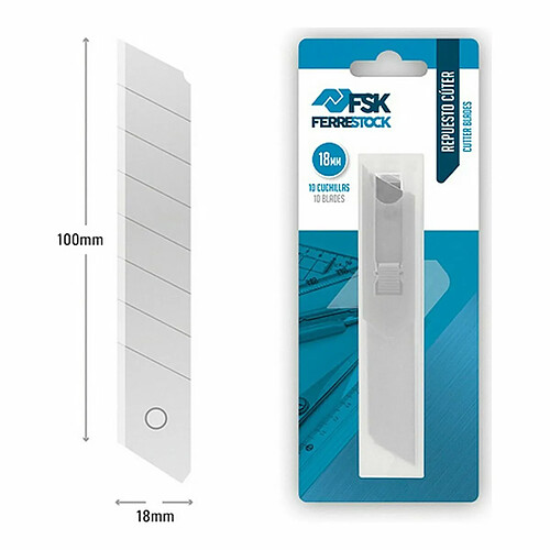 Ferrestock Lames de cutter - Lot de 10