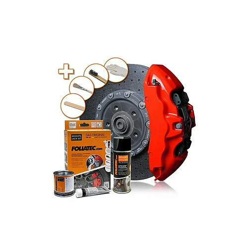 Foliatec FO2194 Pinces de frein - Rouge