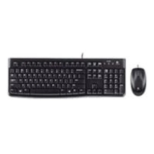 Logitech Pack clavier souris filaires - Noir