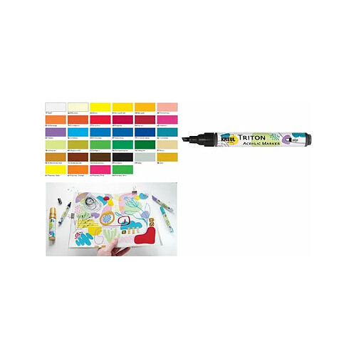 Kreul Marqueur acrylique Triton - Beige