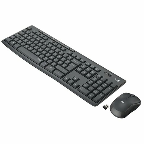 Logitech Pack clavier souris sans fil - Gris