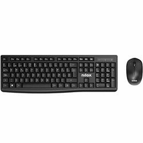 Nilox Pack clavier souris sans fil - Noir