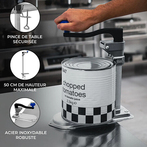 Monstershop Ouvre-boîte professionnel en inox