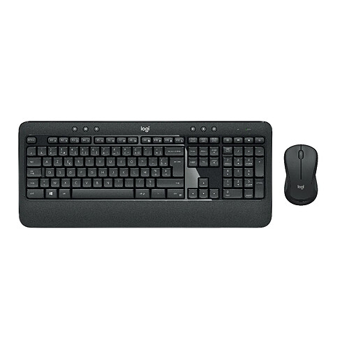 Logitech Pack clavier souris sans fil - Noir
