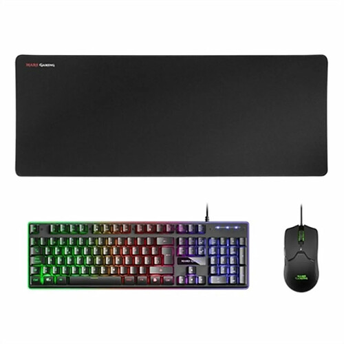 Mars gaming Pack clavier souris gamer - Blanc