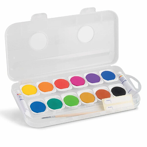 primo 12 peintures aquarelle en godet