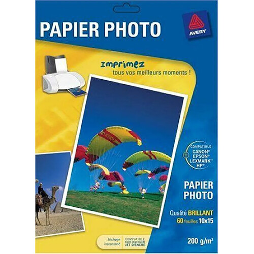 Avery Photo Brillant - 60 feuilles