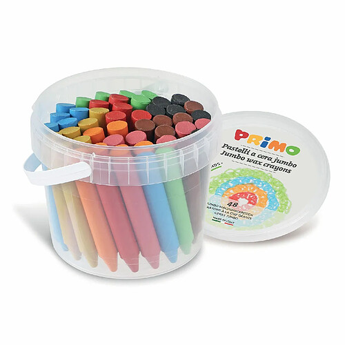 Primo Crayons à la Cire Jumbo - Lot de 48