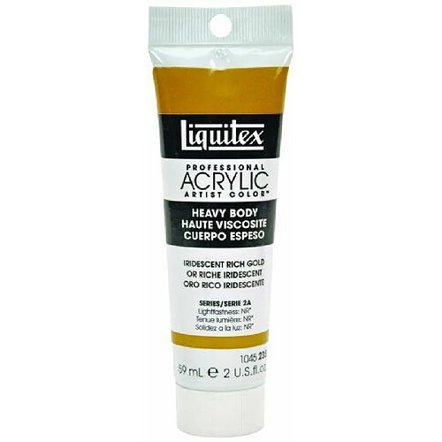 Liquitex Peinture acrylique - 59 ml - Or riche iridescent