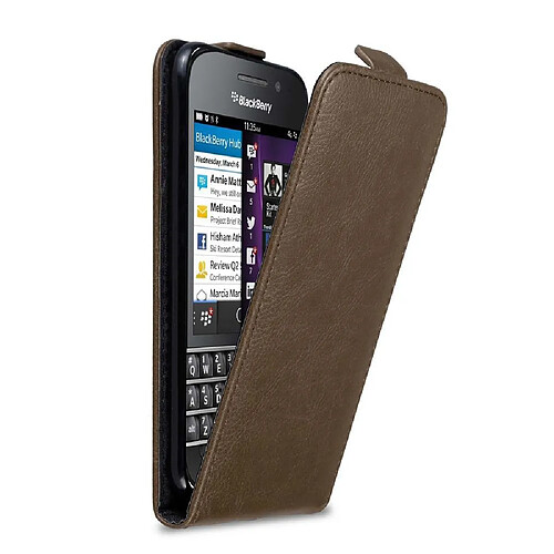 Cadorabo Coque Blackberry Q10 - Marron