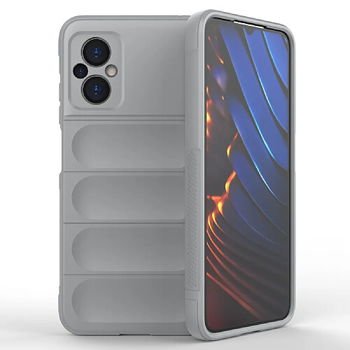 Coque en TPU pour Xiaomi Poco M4 5G - Gris Clair