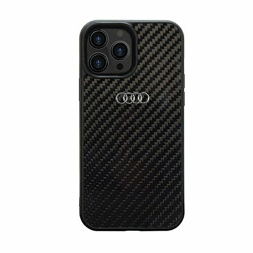 Audi iPhone 13 Pro Max - Coque Fibre de Carbone