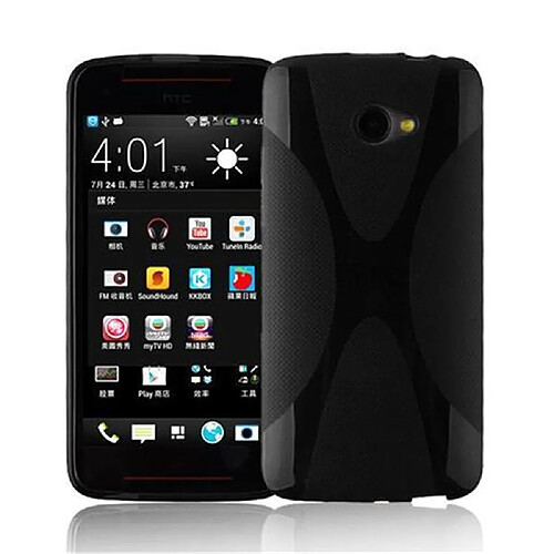 Cadorabo Coque HTC ButTERFLY S - Noir