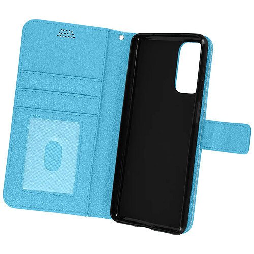 Avizar Samsung Galaxy M52 5G Housse Portefeuille - Bleu