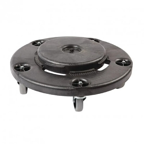 Rubbermaid Socle sur roulettes rond - Blanc