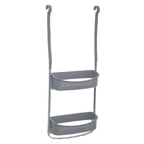 Panier de douche 2 compartiments - Gris