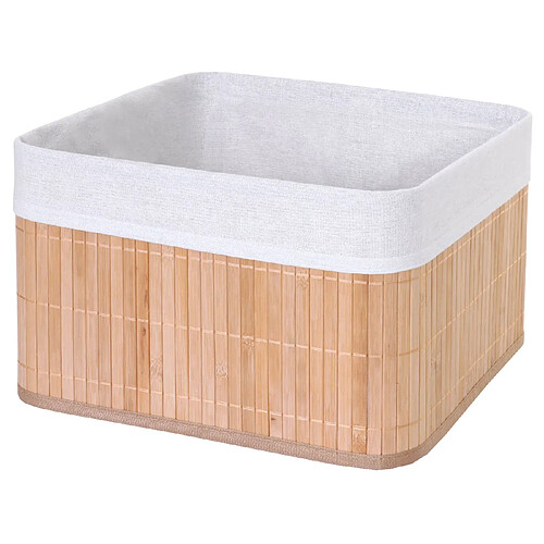 Decoshop26 Panier de rangement bambou - Naturel