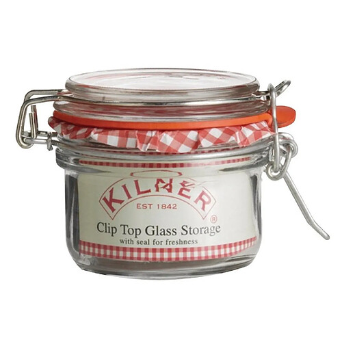 Kilner Bocal de rangement en verre - Blanc