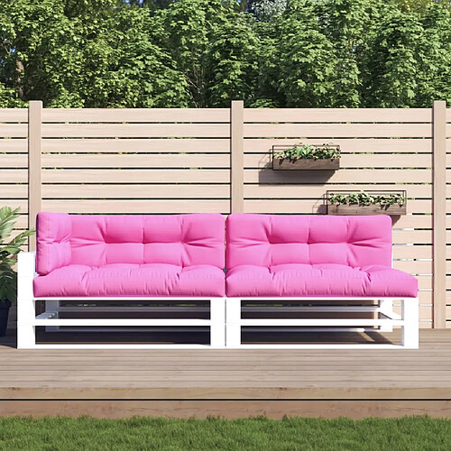VidaXL Coussins de Palette Rose