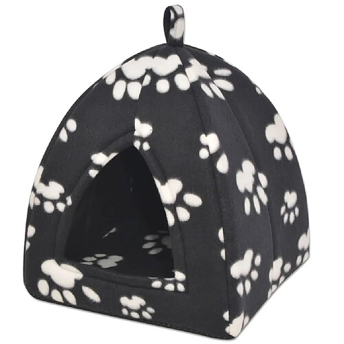 vidaXL Lit pour chats Taille L - Noir