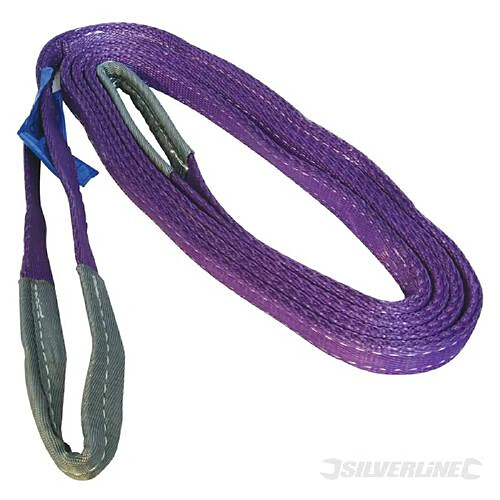 Silverline Sangle de levage polyester - 4 m
