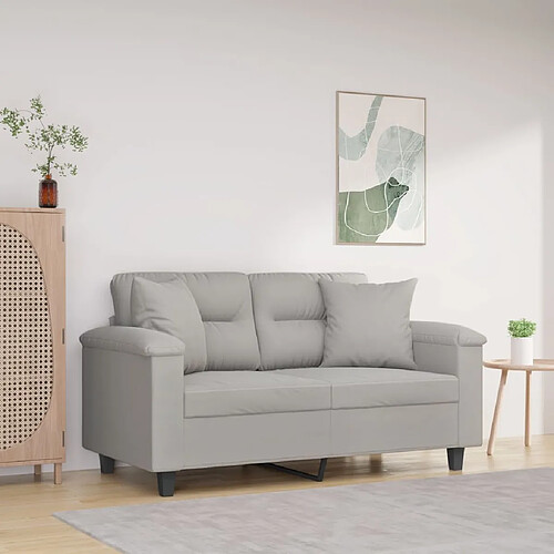VidaXL Coussins décoratifs Gris clair