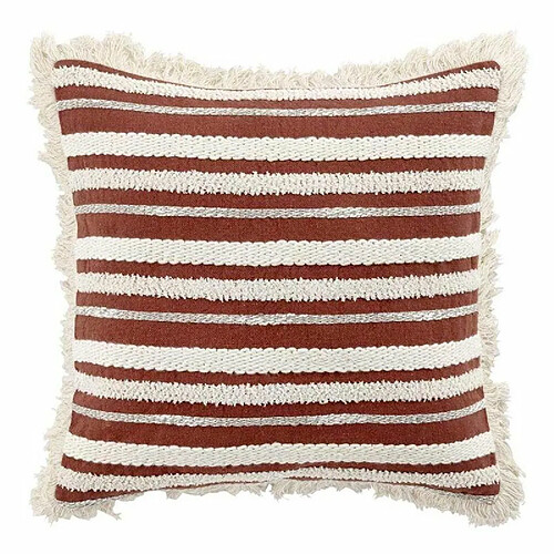 Paris prix Coussin à franges - 40x40 cm - Terracotta