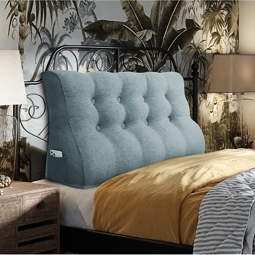 VerCart Arc Coussin de Lecture Gris - 140 cm