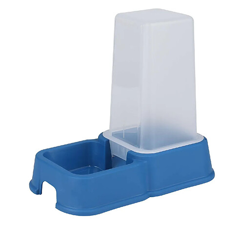 Toilinux Distributeur Croquettes et Eau Bleu - 1,5 L