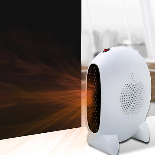 Mini Chauffage Bureau Solaire 500W - Blanc