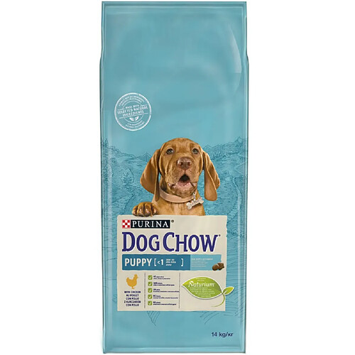 Dog Chow Croquettes Chiot Poulet - 14 kg