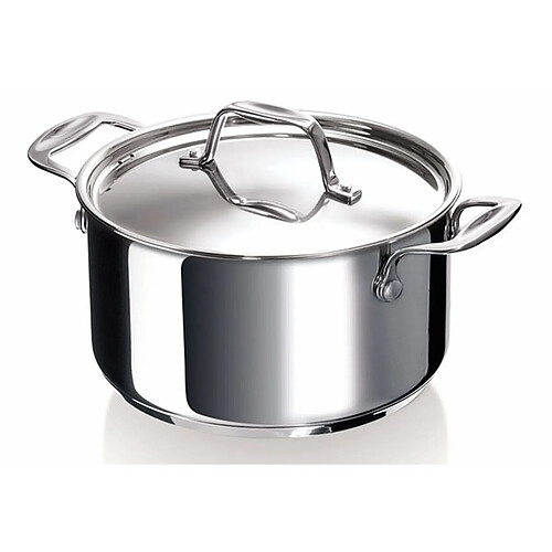 Faitout inox 24cm + couvercle - 12061244 - Chef - BEKA