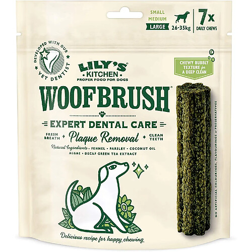 Lily's Kitchen Woofbrush Bâtonnets Hygiène Bucco-dentaire - Pack 7