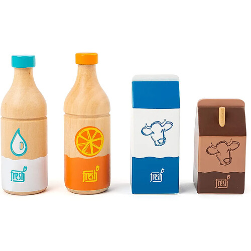 Small foot Set de boissons en bois - Turquoise