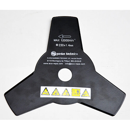 Elem Garden Technic Elem Garden - Lame Débroussailleuse 3 Dents