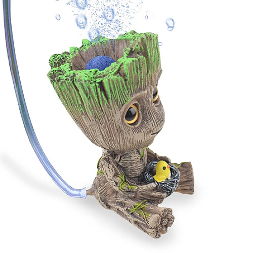 Décoration Bébé Groot Aquarium