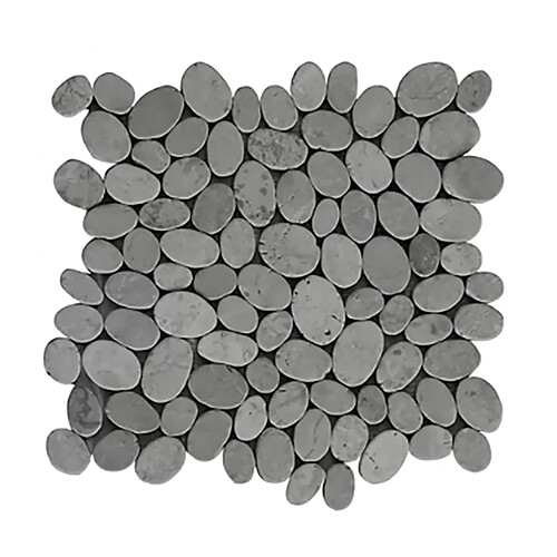Pegane Carrelage Mosaïque Gris Mat - 33 x 33 cm