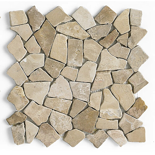 Pegane Carrelage mosaïque marron