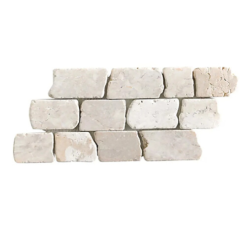 Pegane Carrelage mosaïque blanc