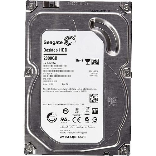 Seagate Technology Seagate ST2000DM001 - 2To · Reconditionné