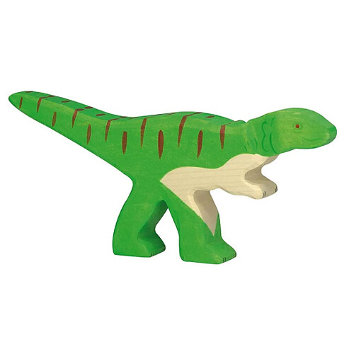 Holztiger figurine Allosaurus en bois