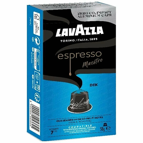 Lavazza capsules café Espresso Maestro décaféiné