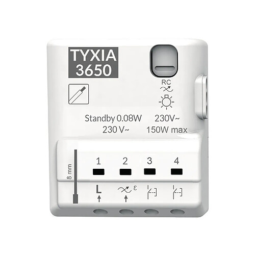 Delta dore Module variateur filaire avec minuterie Tyxia 3650
