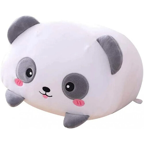 Oreiller peluche cylindrique panda
