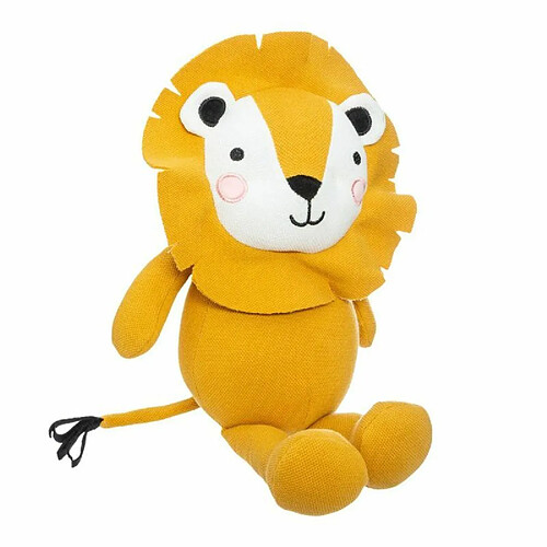 Peluche lion pour enfant - Jaune