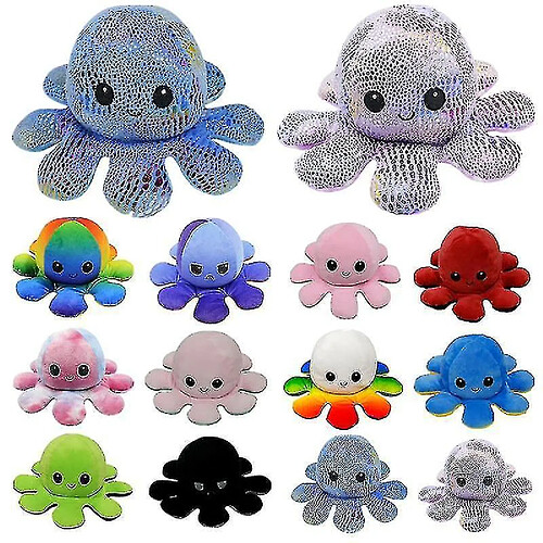 Poupée peluche réversible